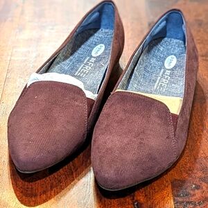 Dr. Scholl's Burgundy Anyways Flat Shoes Be Free Women Sz 7 New without tags